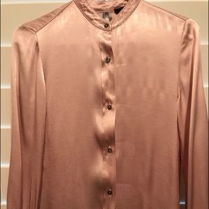 Olivaceous Silk Blouse